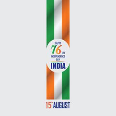  Indian 15th august independence day celebration poster for social media use