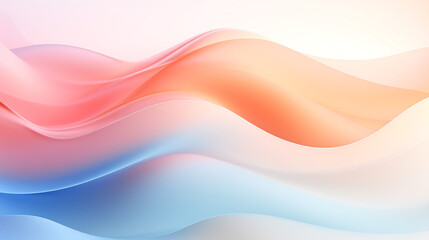 Obraz premium abstract gradient liquid background with waves