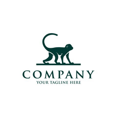 Monkey logo vector