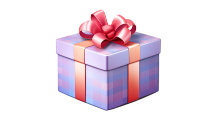 pink gift box with bow