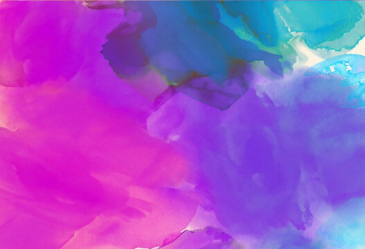 Abstract pastel watercolor hand painted background texture. aquarelle abstract emerald backdrop. ai generated