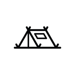 A Collection of Enchanting Tent Icons for Your Outdoor Adventures