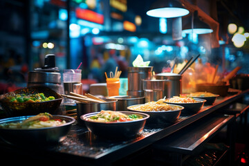 Street food ai generative art