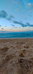 ASIA, INDONESIA June 2023, white sand beaches and clear blue skies