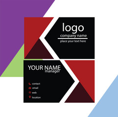Business Card design vector templet