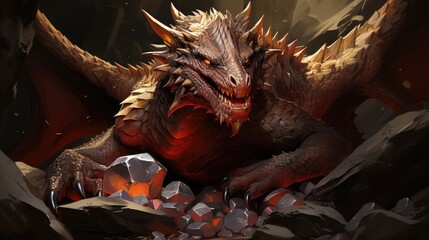 dragon in the temple