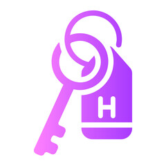 room key Gradient icon