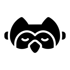 sleeping mask Solid icon