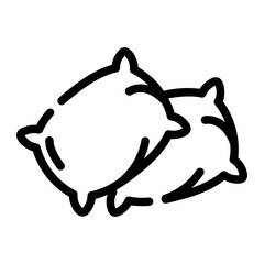 pillow Line Icon