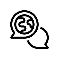translation line icon