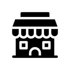 small business glyph icon
