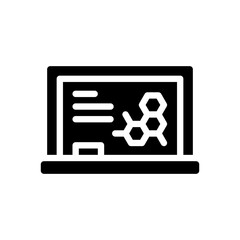 blackboard glyph icon