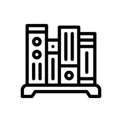 library line icon