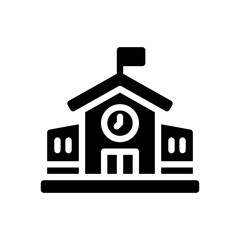 school glyph icon