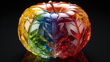 crystal ball in the dark