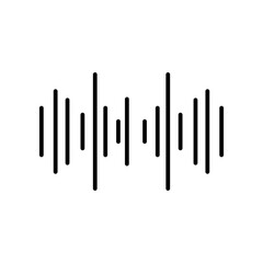 und wave glyph icon