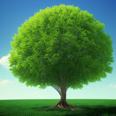 푸른 나무_생성형 AI