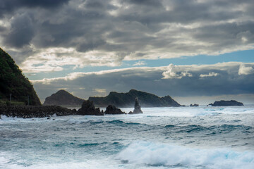 奄美晴天の冬の海
