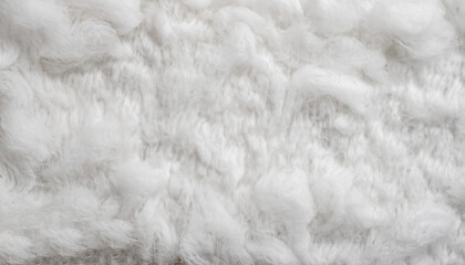 Cotton fiber texture background, white fluffy natural material