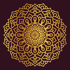 Vector Indian Flower Mandala design