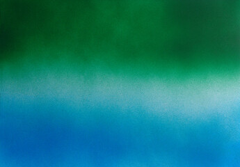 green and blue spray paint on white paper