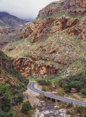 Meiringspoort Pass in South African