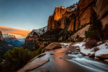 Obraz premium grand canyon at sunset