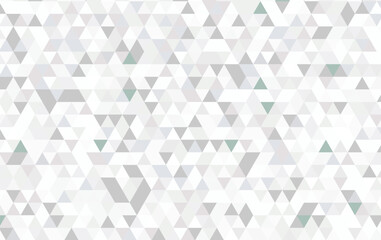 グレーの三角形の幾何学パターン背景 - obrazy, fototapety, plakaty