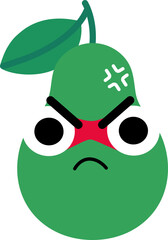 Avocado Face Over Angry