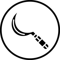 Vector Design Sickle Icon Style