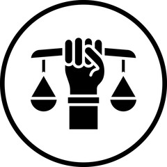 Vector Design Human Rights Icon Style