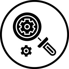 Obraz premium Vector Design Inspecting Icon Style