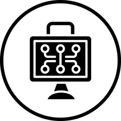 Vector Design Proprietary Technology Icon Style