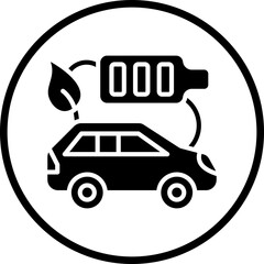 Vector Design Hybrid Vehicle Icon Style