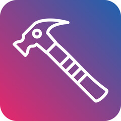 Vector Design Hammer Icon Style