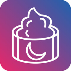 Vector Design Night Cream Icon Style