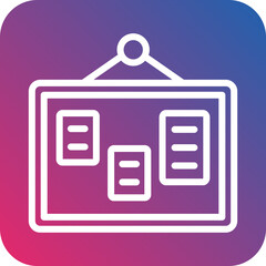 Vector Design Pinboard Icon Style