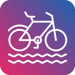 Vector Design Water Tricycle Icon Style