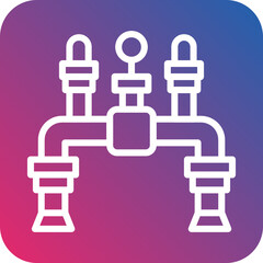 Vector Design Pipe Icon Style