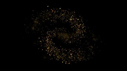 Glitter Light circle trail Sparkling star dust trail spiral particle effect animation. holiday event transition, revealer, logo title decoration. festival Christmas, Diwali, Ramadan. Festival, Diwali.