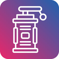 Vector Design Smoke Grenade Icon Style