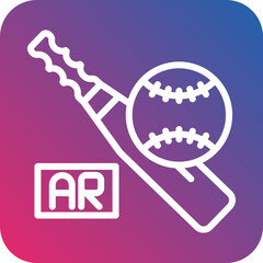 Vector Design Ar Baseball Icon Style