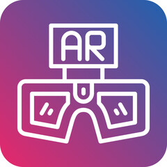 Vector Design Ar Glasses Icon Style
