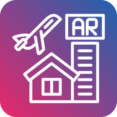 Vector Design Ar Tourism Icon Style