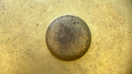 Gold Texture. Scratched metal. Brushed brass plate background texture. 