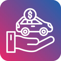 Vector Design Dealer Holdback Icon Style