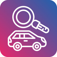 Vector Design Car Finder Icon Style