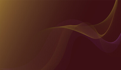 Abstract blend line background with violet and Yellow color balance.Eps File