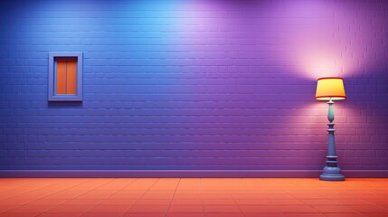 abstract background, colorful wall with light,  mockup idea, Generative Ai