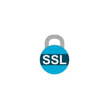Security Web Logo Icon Design Isolated on white background